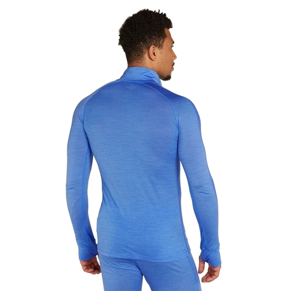 Nwt Icebreaker Men's 150 Zone Long Sleeve Half Zip Blue Haze Size Medium Wool - Picture 4 of 12